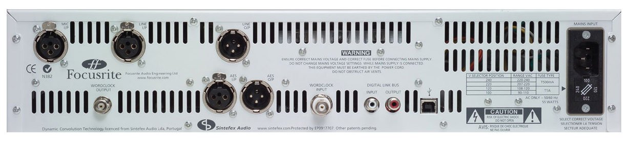 Focusrite Liquid Channel | Signal processing - SONOLOGY Toulouse